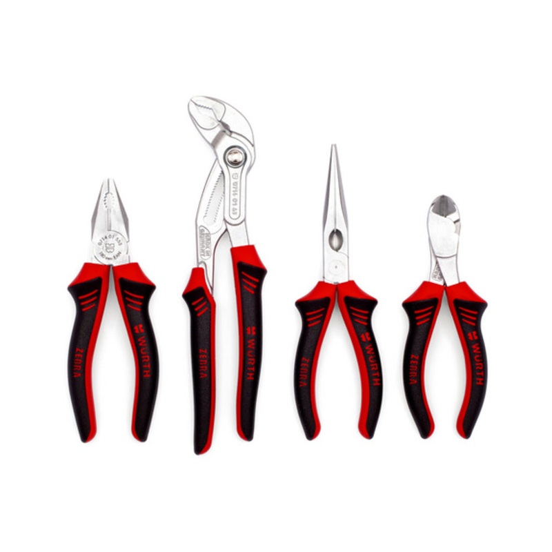 Zebra Plier & Cutter Set 4 Pieces