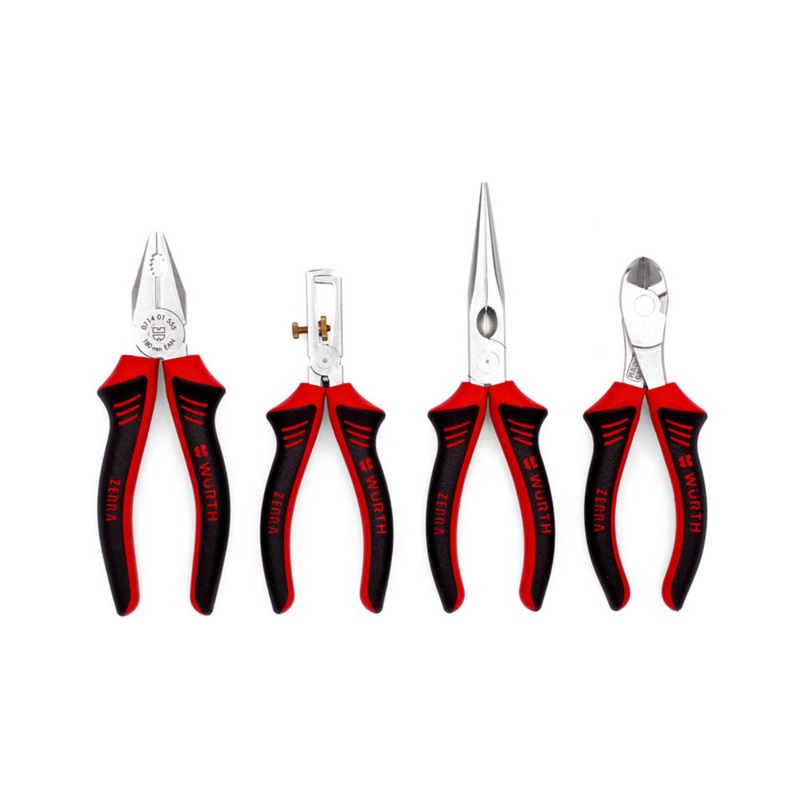 Zebra Pliers & Cutters Set 4 Pieces