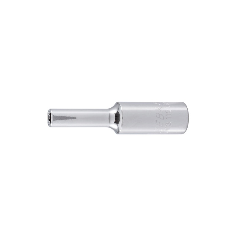 Zebra 1/4 in Long Hexagon Socket 1/4 in