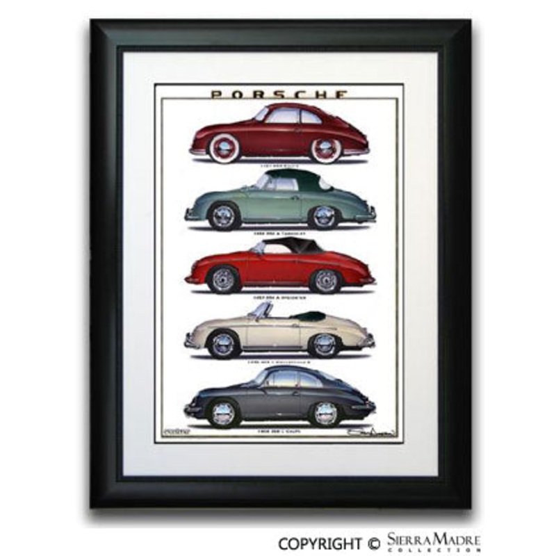 Factory Authorized Porsche Print – 356 – by Steve Anderson