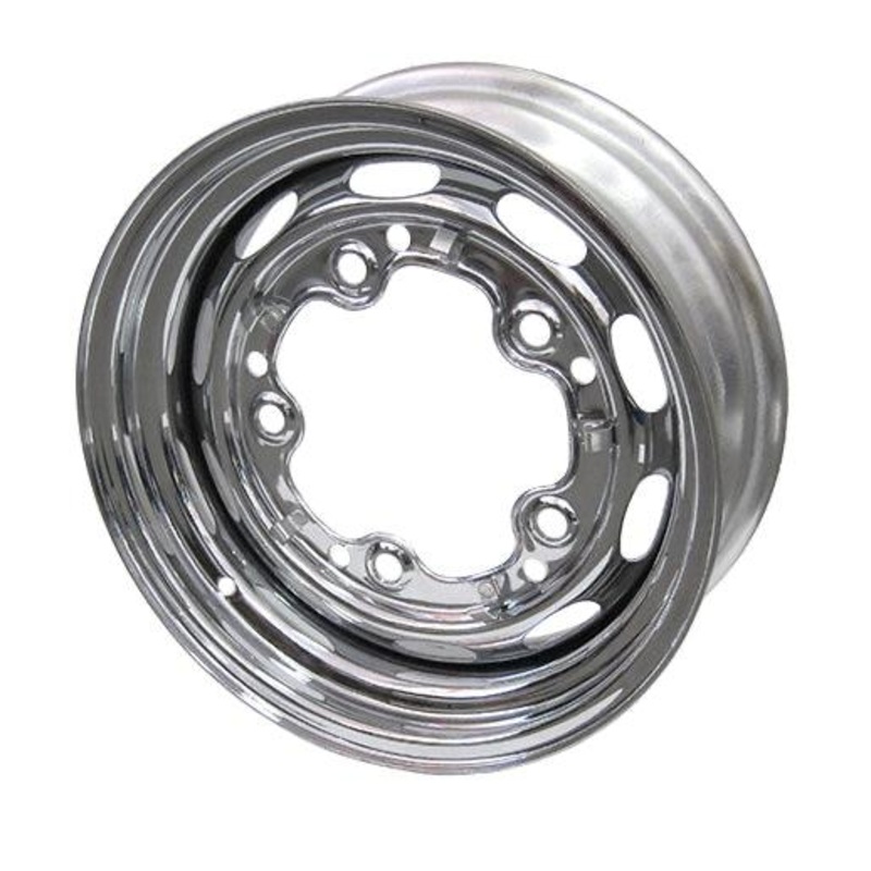 Steel Drum Brake Wheel – Chrome – 15” x 5 1/2”