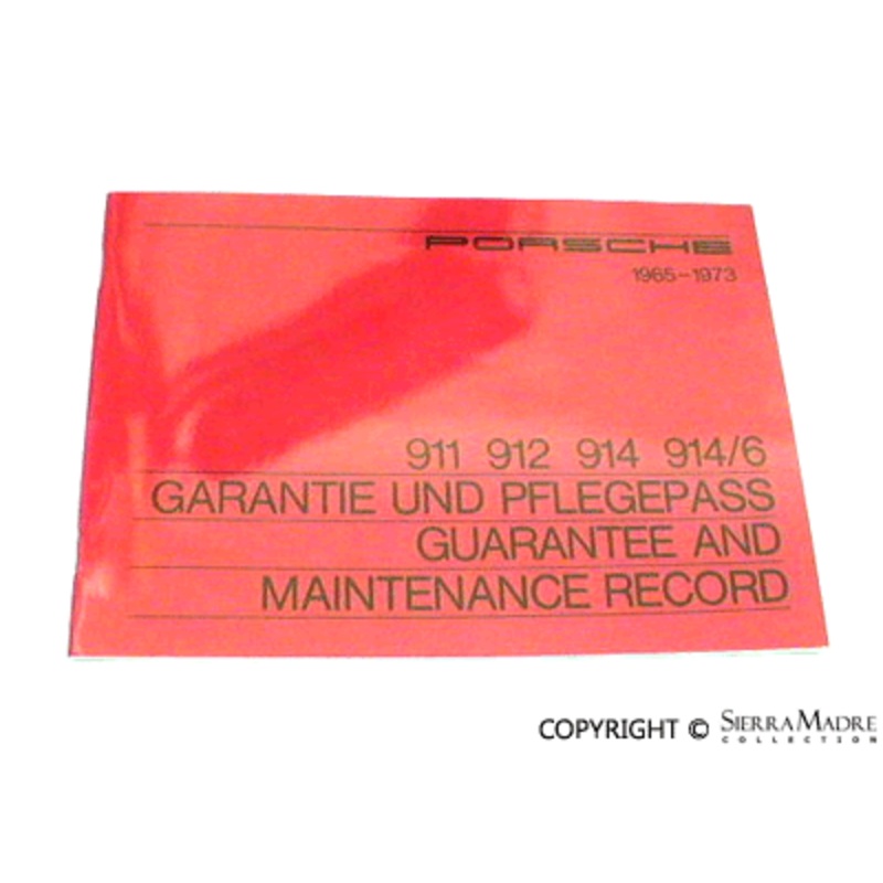Guarantee & Maintenance Book – 65-73