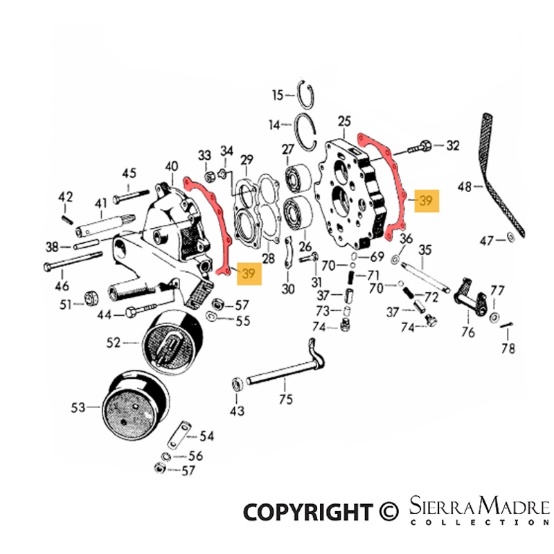 Paper Gasket – 356/ 356A 50-59