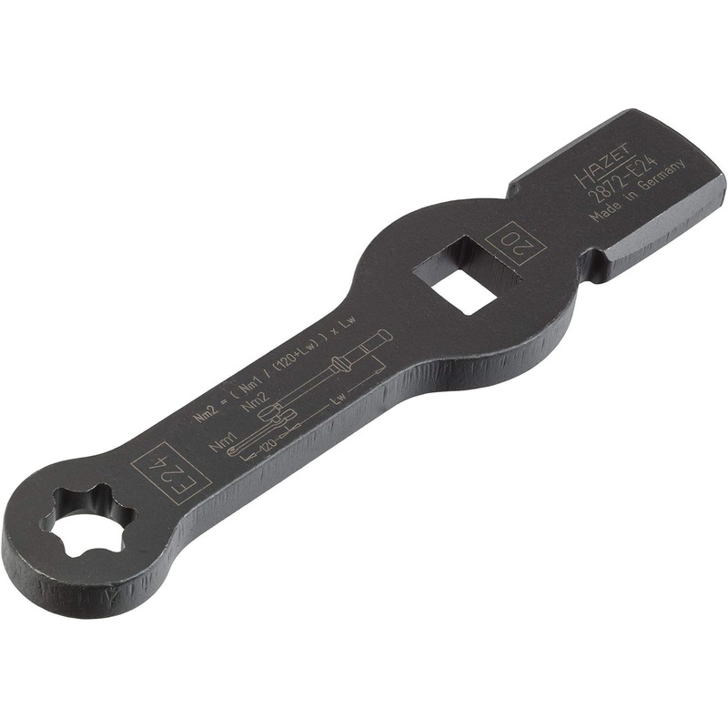 Hazet HZ2872-E24 3/4 in Torx E24 Slogging Wrench with 2 Striking Faces