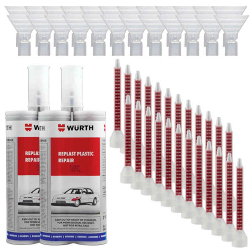 Replast Plastic Repair Tips and Mixers kit